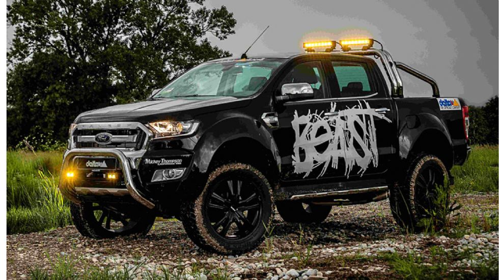 H απόσταση του Ford Ranger από το έδαφος αυξήθηκε από τα 230 χλστ. στα 400.